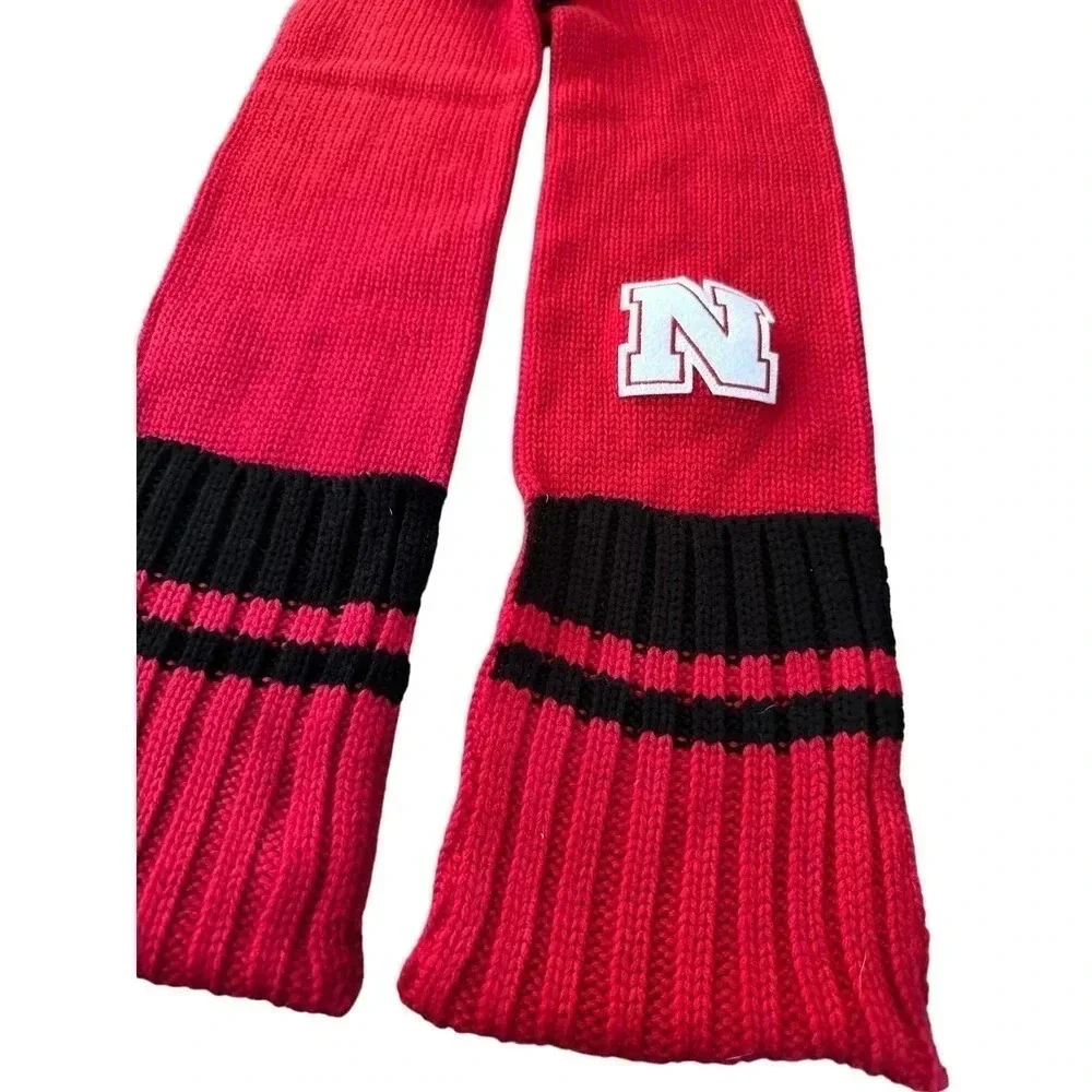 Adidas Unisex Nebraska Cornhuskers Fashion Scarf With Pocket